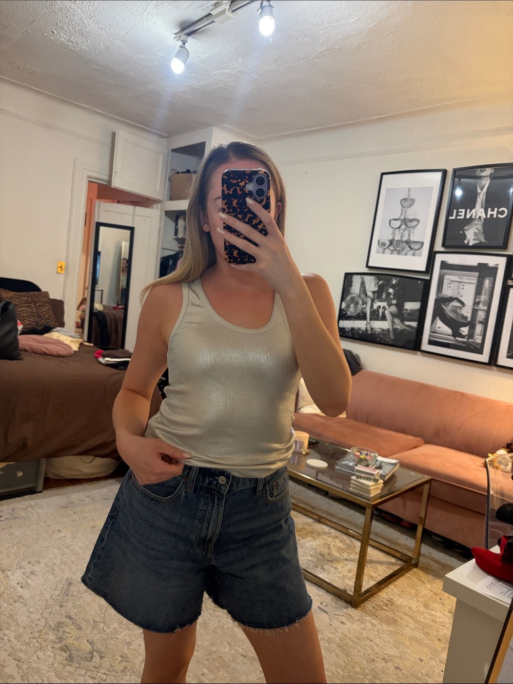 Shimmer Tank Top